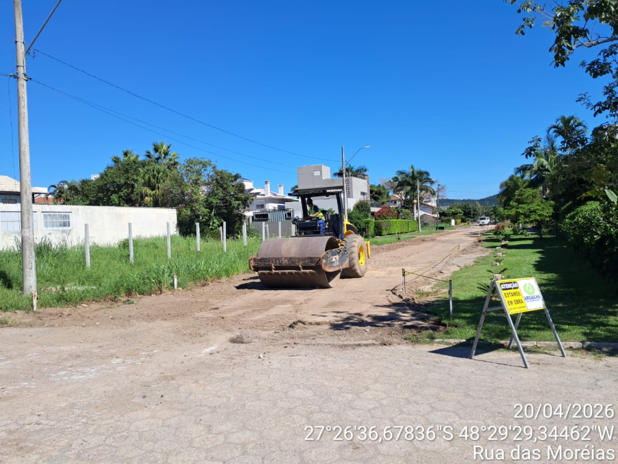 Rua das Piraúnas, em Jurerê, passa por requalificação com investimento de R$ 1,4 milhão