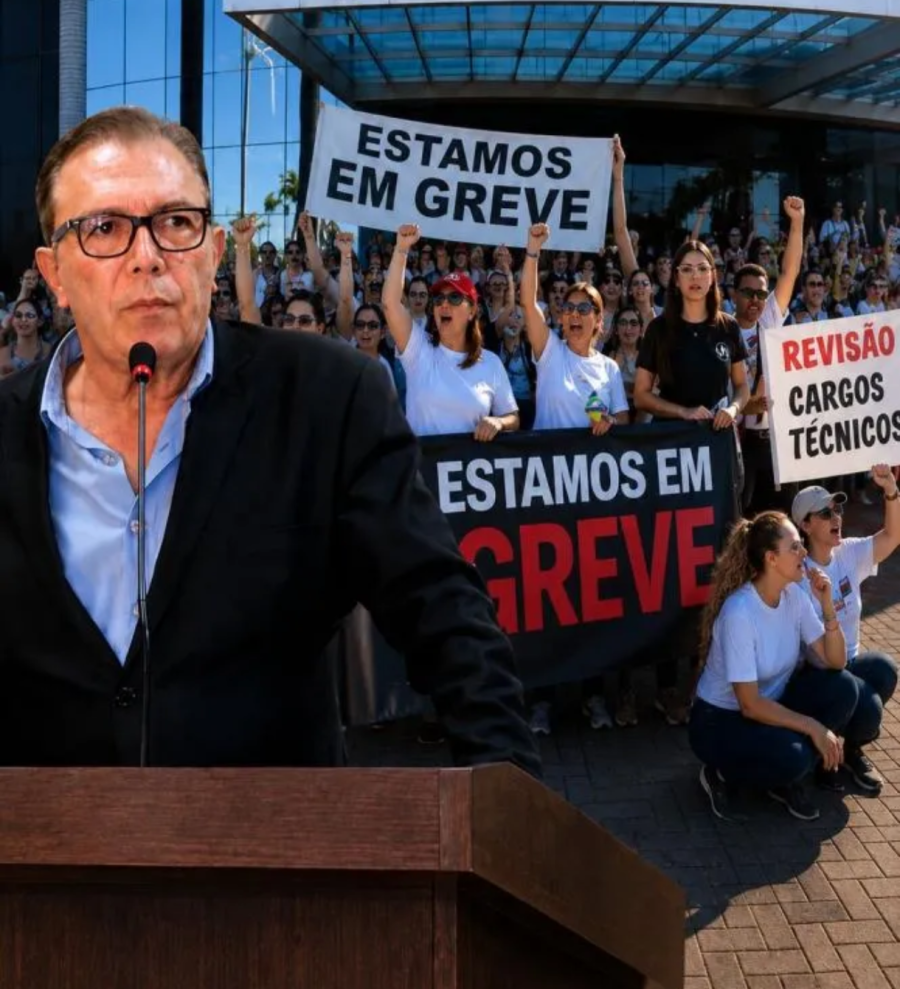 Greve dos servidores amplia pressão sobre gestão Orvino em São José