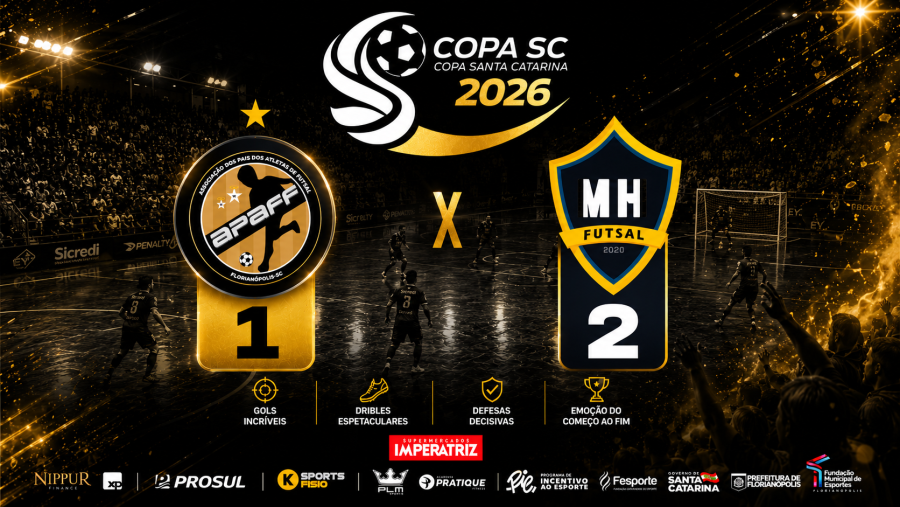 APAFF/Florianópolis é superada pelo Maravilha Futsal pela Copa Santa Catarina