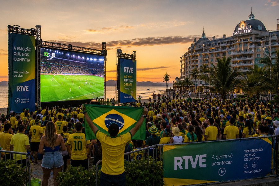 Copa do Mundo começa hoje: onde assistir aos jogos do Brasil na Copa do Mundo 2026 em Florianópolis.
