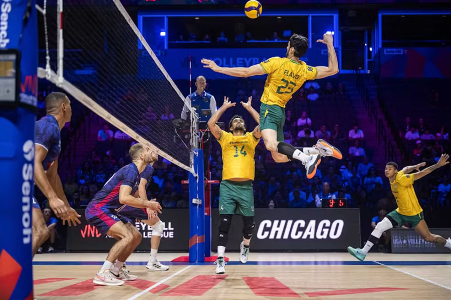 Brasil faz contas por vaga na fase final da Liga das Nações de Vôlei