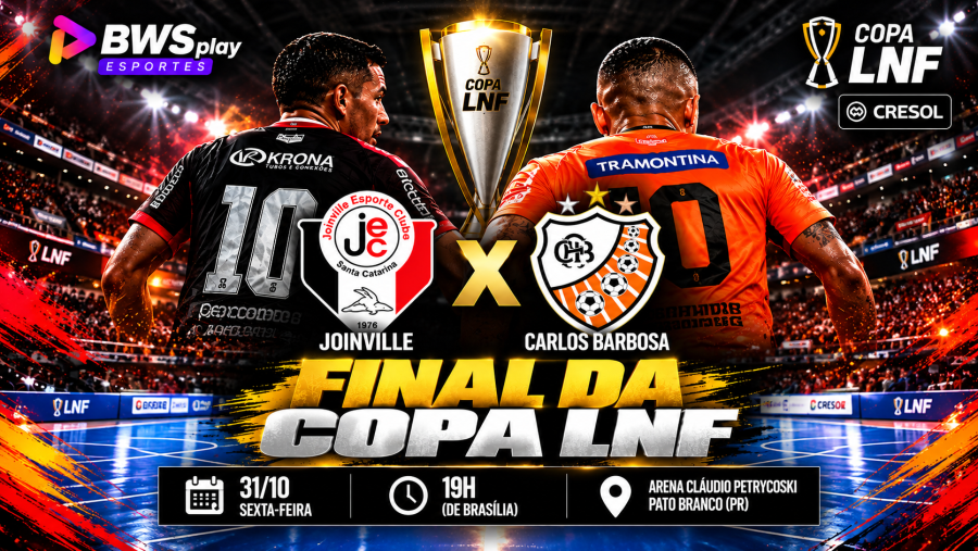 Final da Copa LNF entre Joinville e Carlos Barbosa será disputada em Pato Branco